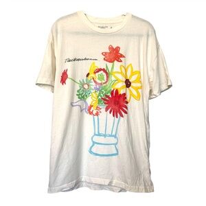 Abercrombie & Fitch Floral Graphic Painting Crewneck Shirt
